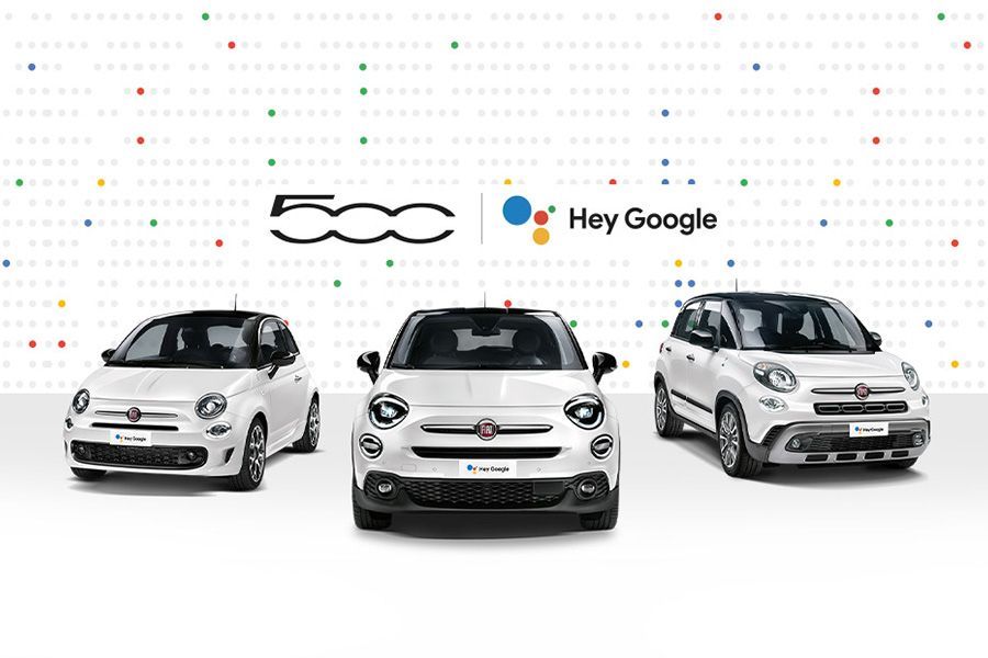 Die neue Fiat 500 &quot;Hey Google&quot; Familie